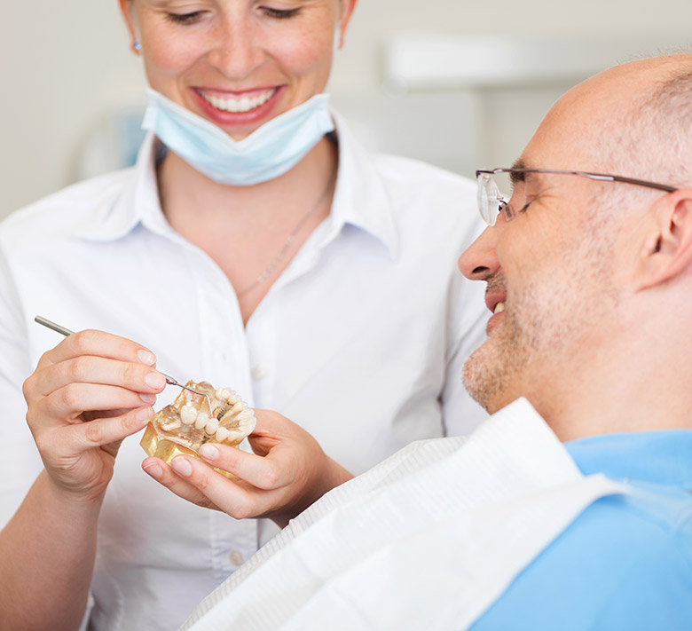 Crowns restorative dental work in Brighton